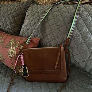 Consuela Leather Crossbody Bag